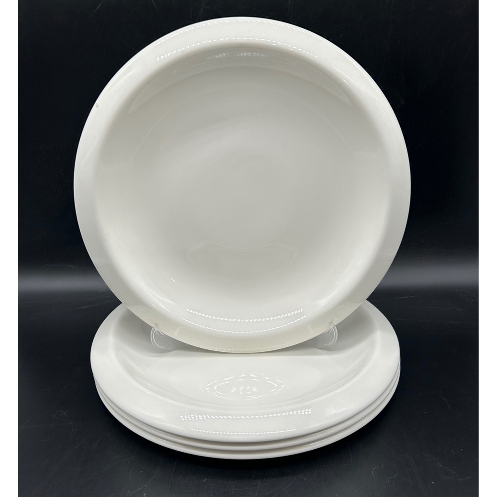 Jamie Oliver Churchill White Dinner Plates Set of 4 Made in England 10.5 Inch